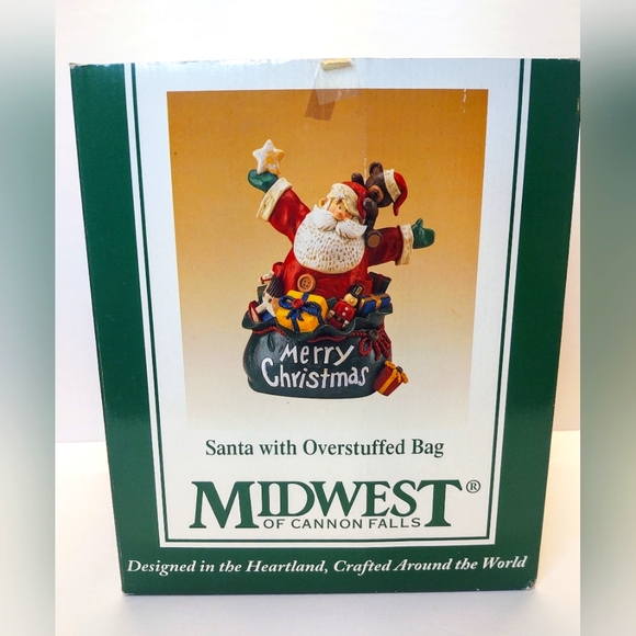 Midwest Of Cannon Falls Santa With Overstuffed Bag W/ Box - Picture 4 of 12